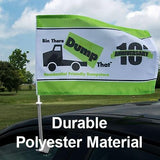 Levante La Liga Bandera de la ventanilla del coche