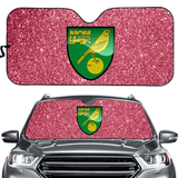 Norwich City England Premier League Car Windshield Sun Shade