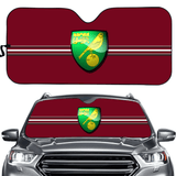 Norwich City England Premier League Car Windshield Sun Shade