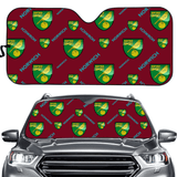 Norwich City England Premier League Car Windshield Sun Shade