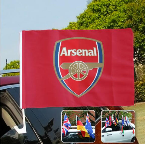 Arsenal Premier League Car SUV Automobile Window Flag