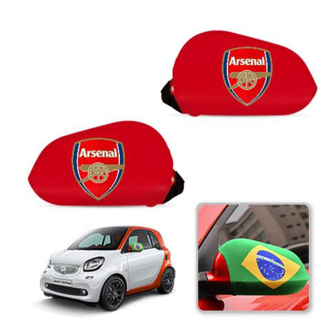 Arsenal Premier League Car Mirror Covers Side Rear-View Elastic