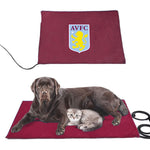 Aston Villa Premier League Pet Heating Pad Constant Heated Mat