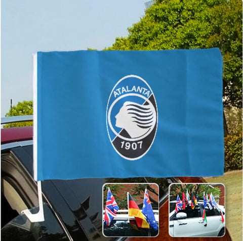 Atalanta Serie A Bandiera del finestrino dell'auto