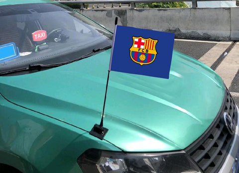 Barcelona La Liga Bandera del capó del coche