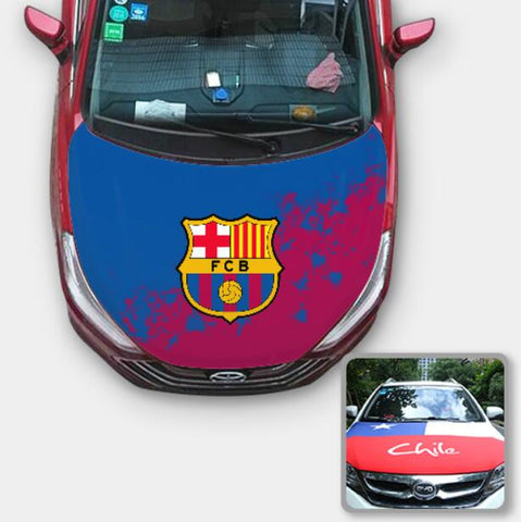 Barcelona La Liga Cubierta del capó del coche