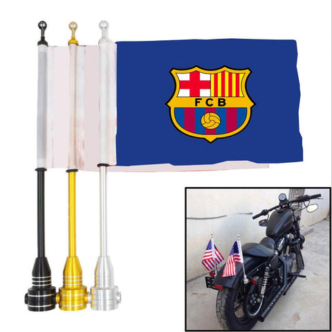 Barcelona La Liga Bandera de poste de bastidor de motocicleta