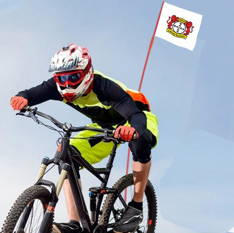 Bayer Leverkusen Bundesliga Fahrrad Fahrrad Hinterrad Flagge
