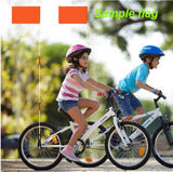 Real Madrid La Liga Bandera de la rueda trasera de la bicicleta