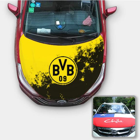 Borussia Dortmund Bundesliga Autohauben Abdeckung