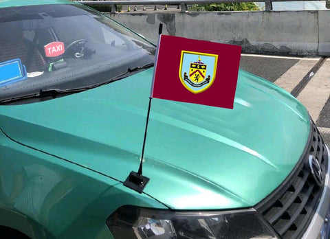 Burnley Premier League Car Hood Flag