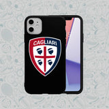 Custodia per telefono in gomma plastica Cagliari Serie A Stampa