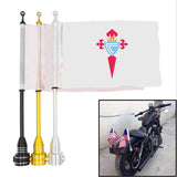 Celta de Vigo La Liga Bandera de poste de bastidor de motocicleta