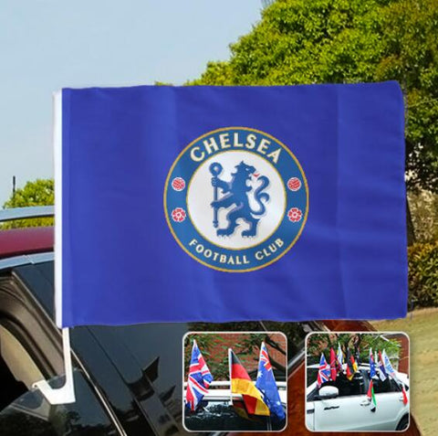 Chelsea Premier League Car SUV Automobile Window Flag