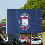Crotone Serie A Bandiera del finestrino dell'auto
