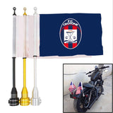 Crotone Serie A Portapacchi per moto bandiera