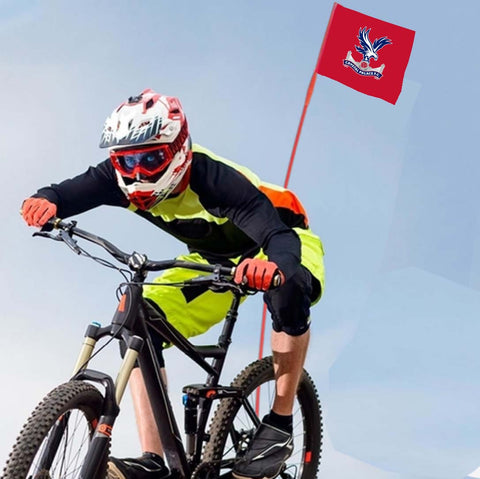 Crystal Palace Premier League Bicycle Bike Rear Wheel Flag