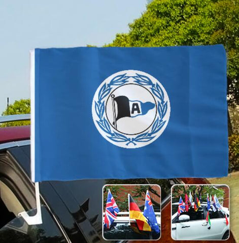 DSC Arminia Bielefeld Bundesliga Autofenster flagge