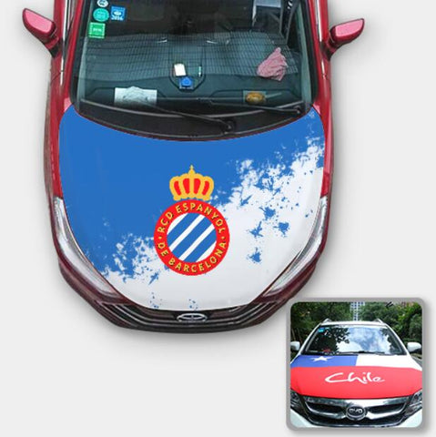 Espanyol La Liga Cubierta del capó del coche