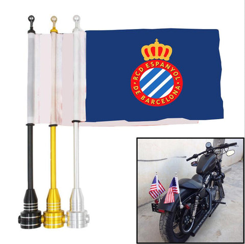 Espanyol La Liga Bandera de poste de bastidor de motocicleta