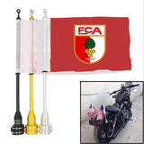 FC Augsburg Bundesliga Motorrad-Gepäckträger-Flagge