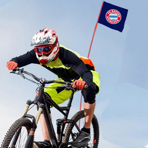 FC Bayern München Bundesliga Fahrrad Fahrrad Hinterrad Flagge