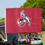FC Köln Bundesliga Autofenster flagge
