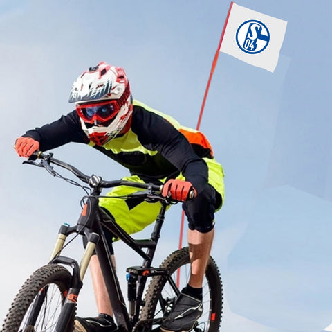 FC Union Berlin Bundesliga Fahrrad Fahrrad Hinterrad Flagge