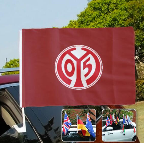 FSV Mainz 05 Bundesliga Autofenster flagge