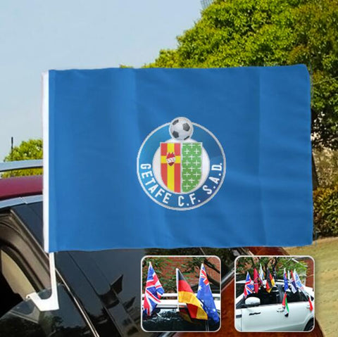 Getafe La Liga Bandera de la ventanilla del coche