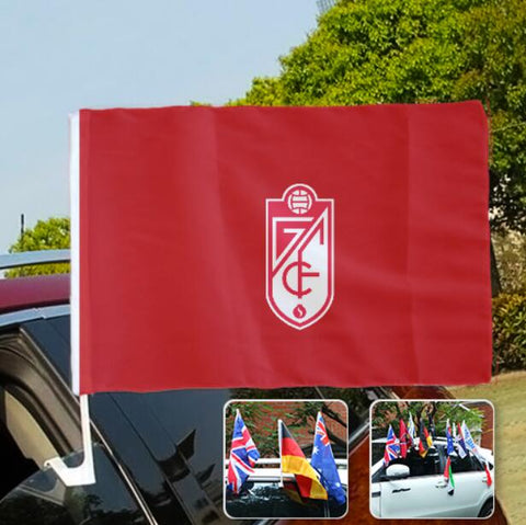 Granada CF La Liga Bandera de la ventanilla del coche
