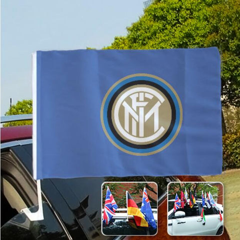 Inter Serie A Bandiera del finestrino dell'auto