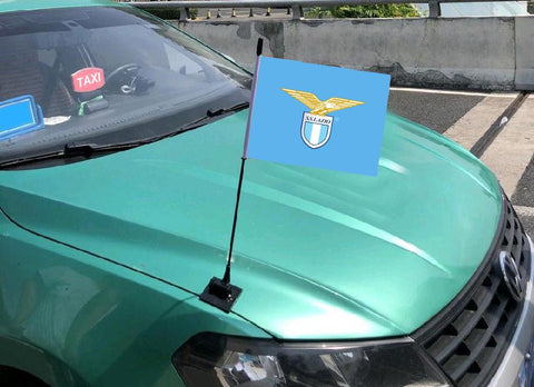 Lazio Serie A Bandiera sul cofano dell'auto