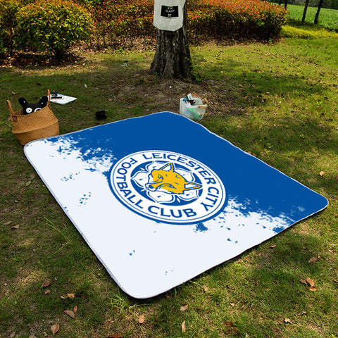 Leicester City Premier League Picnic Blanket Mat Beach Outdoor Waterproof