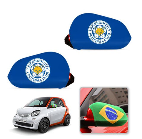 Leicester City Premier League Car Mirror Covers Side Rear-View Elastic