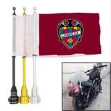 Levante La Liga Bandera de poste de bastidor de motocicleta