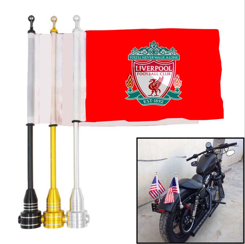 Liverpool Premier League Motocycle Rack Pole Flag