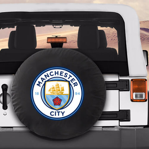 Manchester City Premier League Spare Tire Cover Wheel