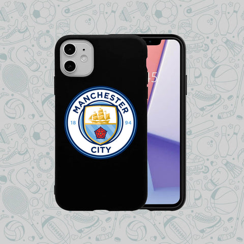 Phone Case Rubber Plastic Premier League-Manchester City Print