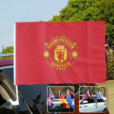 Manchester United Premier League Car SUV Automobile Window Flag