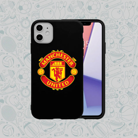 Phone Case Rubber Plastic Premier League-Manchester United Print
