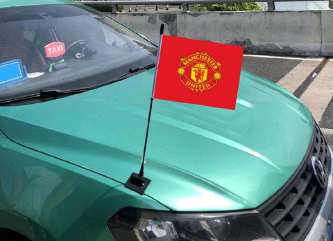 Manchester United Premier League Car Hood Flag