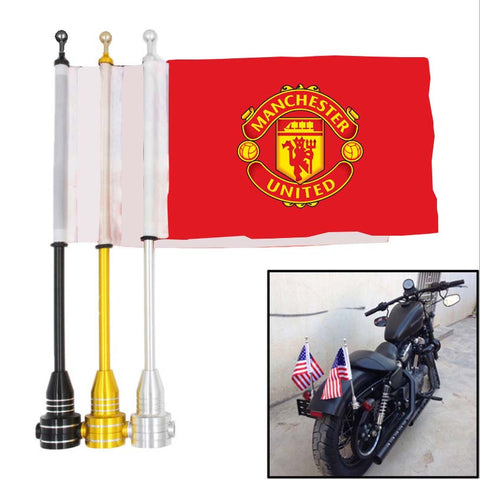 Manchester United Premier League Motocycle Rack Pole Flag