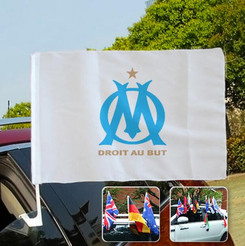 Marseille Ligue-1 Drapeau de fenêtre de voiture