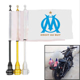 Marseille Ligue-1 Drapeau de poteau de support de moto