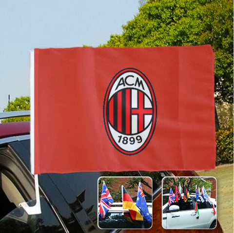 Milan Serie A Bandiera del finestrino dell'auto