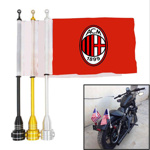 Milan Serie A Portapacchi per moto bandiera