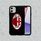 Custodia per telefono in gomma plastica Milan Serie A Stampa
