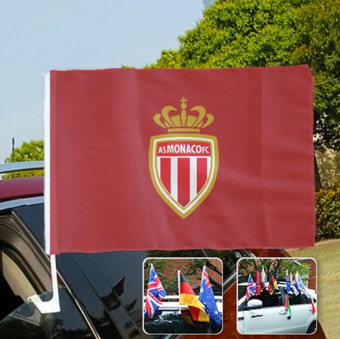 Monaco Ligue-1 Drapeau de fenêtre de voiture