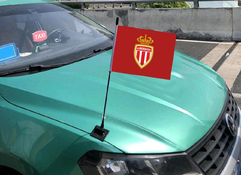Monaco Ligue-1 Drapeau de capot de voiture